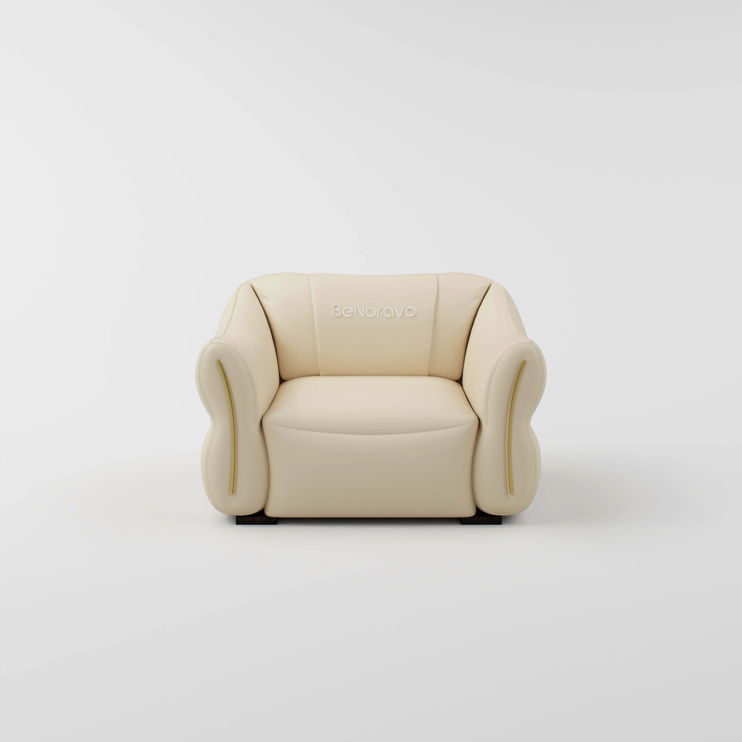 BeNoravo One Seat Waiting Sofa – Modern Reception & Salon Chair